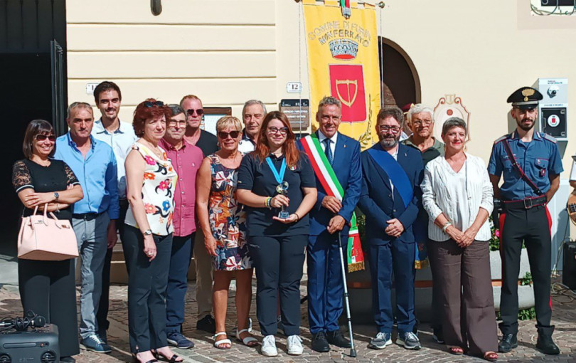 L'abbraccio di Fubine alla sua campionessa del mondo